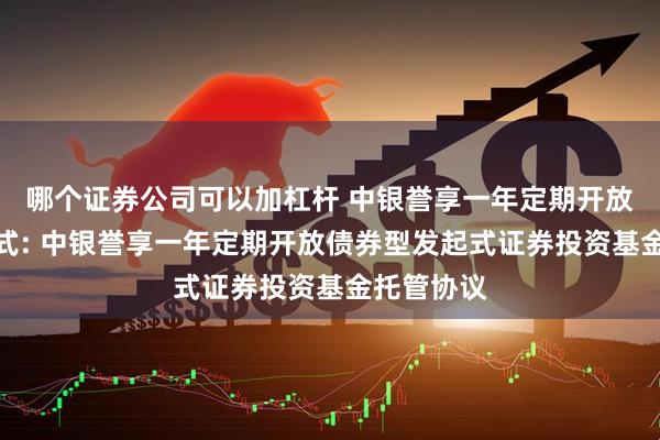 哪个证券公司可以加杠杆 中银誉享一年定期开放债券发起式: 中银誉享一年定期开放债券型发起式证券投资基金托管协议